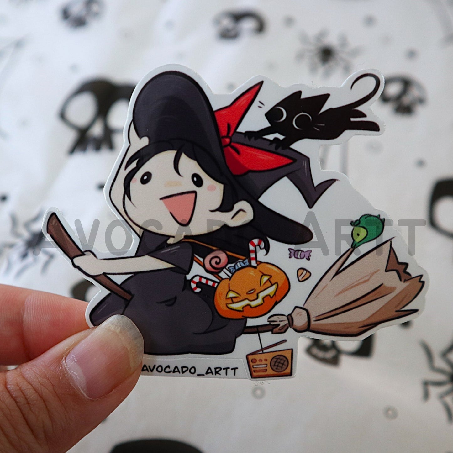 Halloween Kiki's Delivery Service Sticker