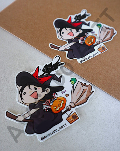 Halloween Kiki's Delivery Service Sticker