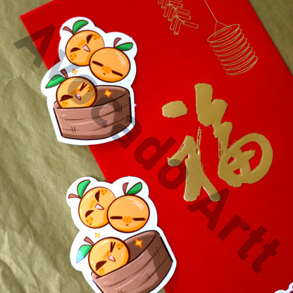 Lunar New Year Sticker Set – Red Envelope, Lucky Oranges & Festive Decorations | CNY 2025 Stickers