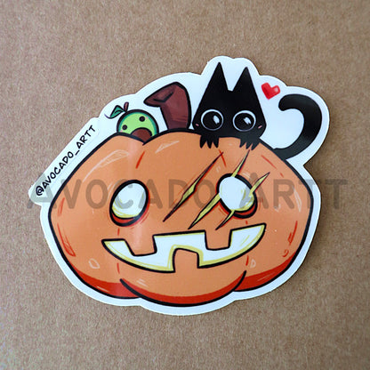 Kiki's Delivery Service: Halloween Jiji Sticker