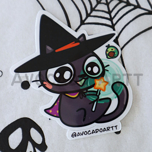 Cat Witch Sticker