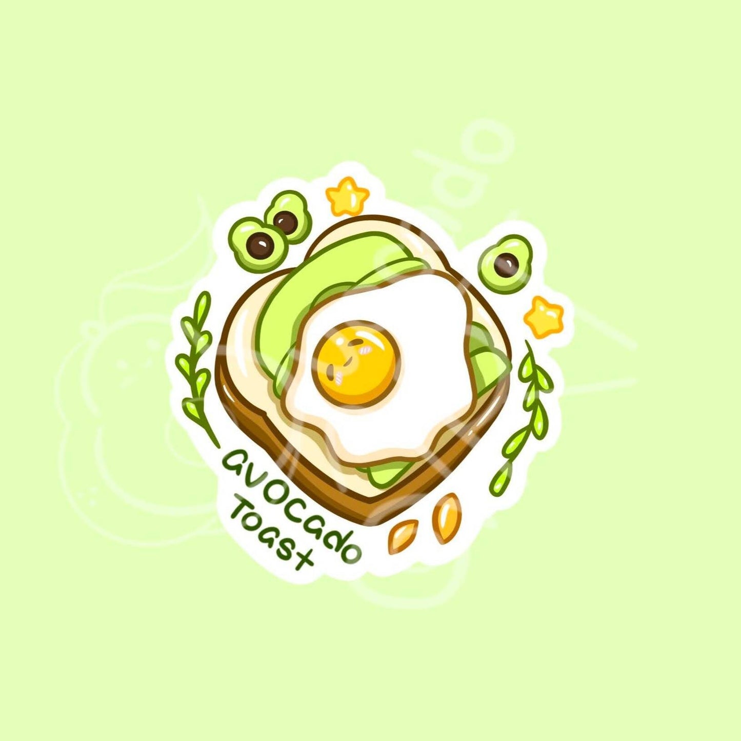 Avocado "Mood sticker set"