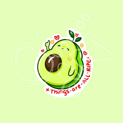 Avocado "Mood sticker set"