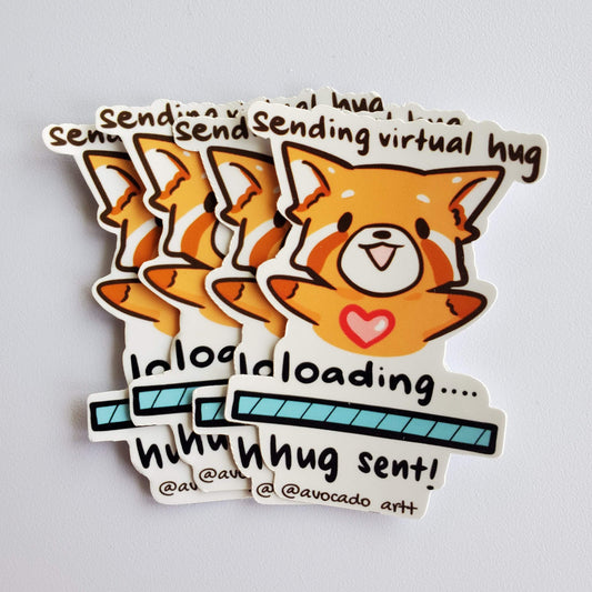 Virtual Hug sticker