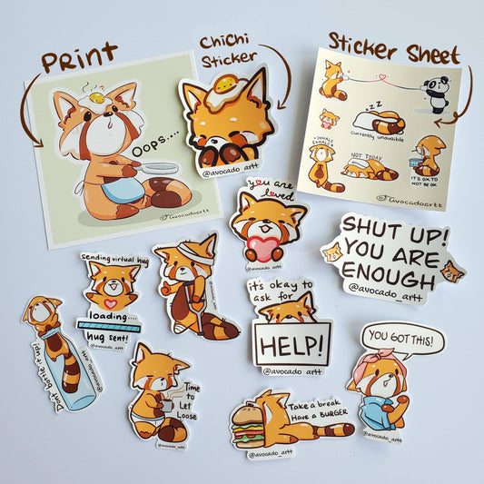 ChiChi Self Care Full Sticker Pack