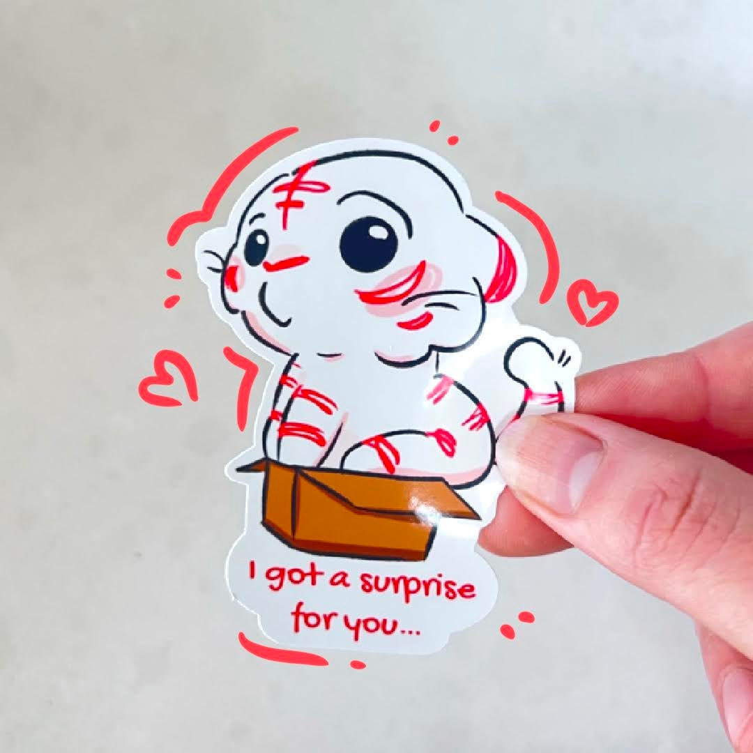Valentines Tiger Sticker Pack