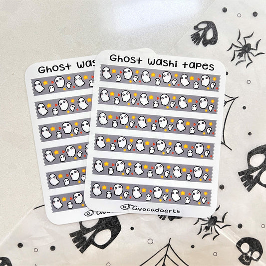 Halloween Washi Tape Sticker Sheets