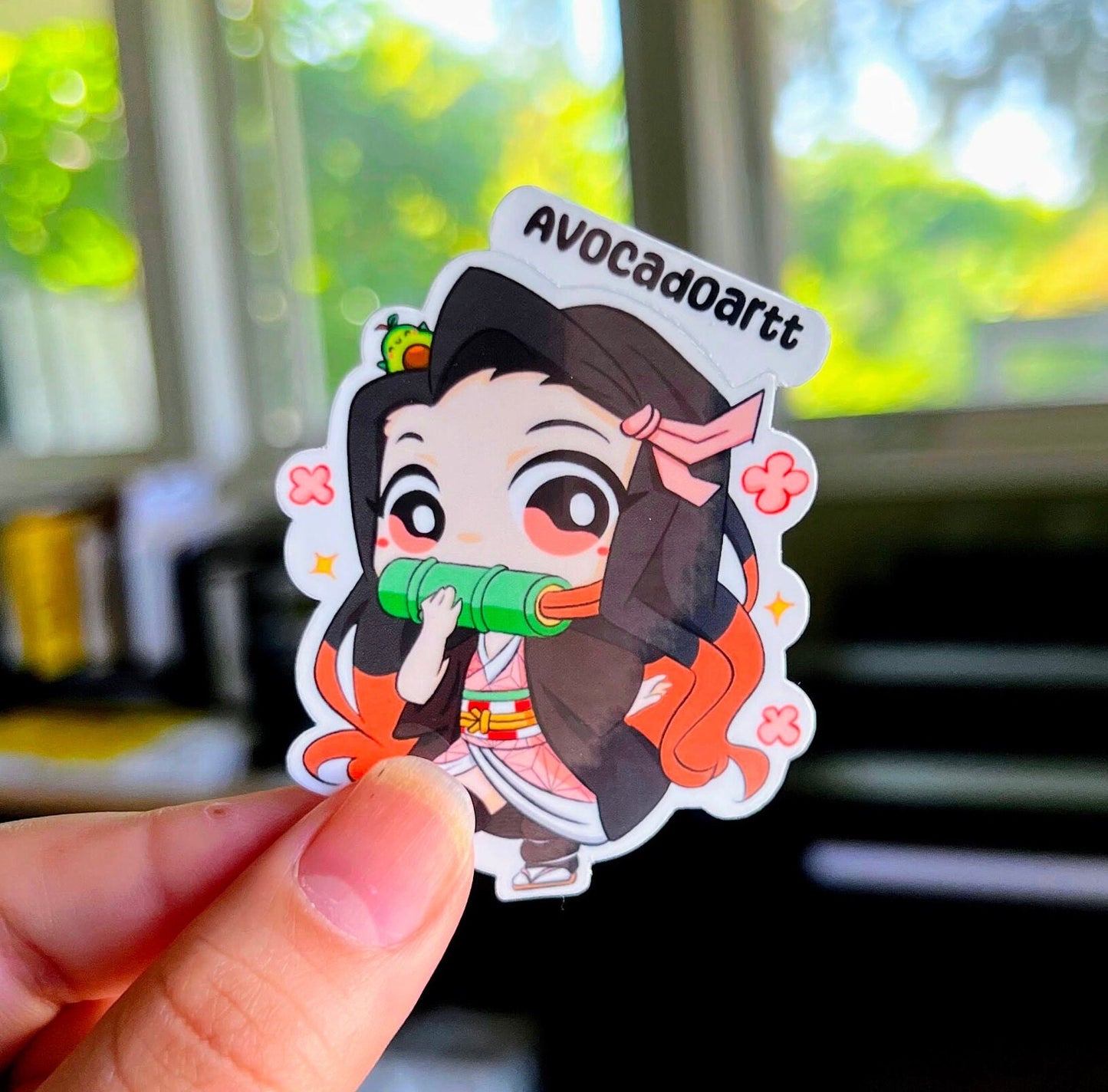 Nezuko Demon Slayer sticker