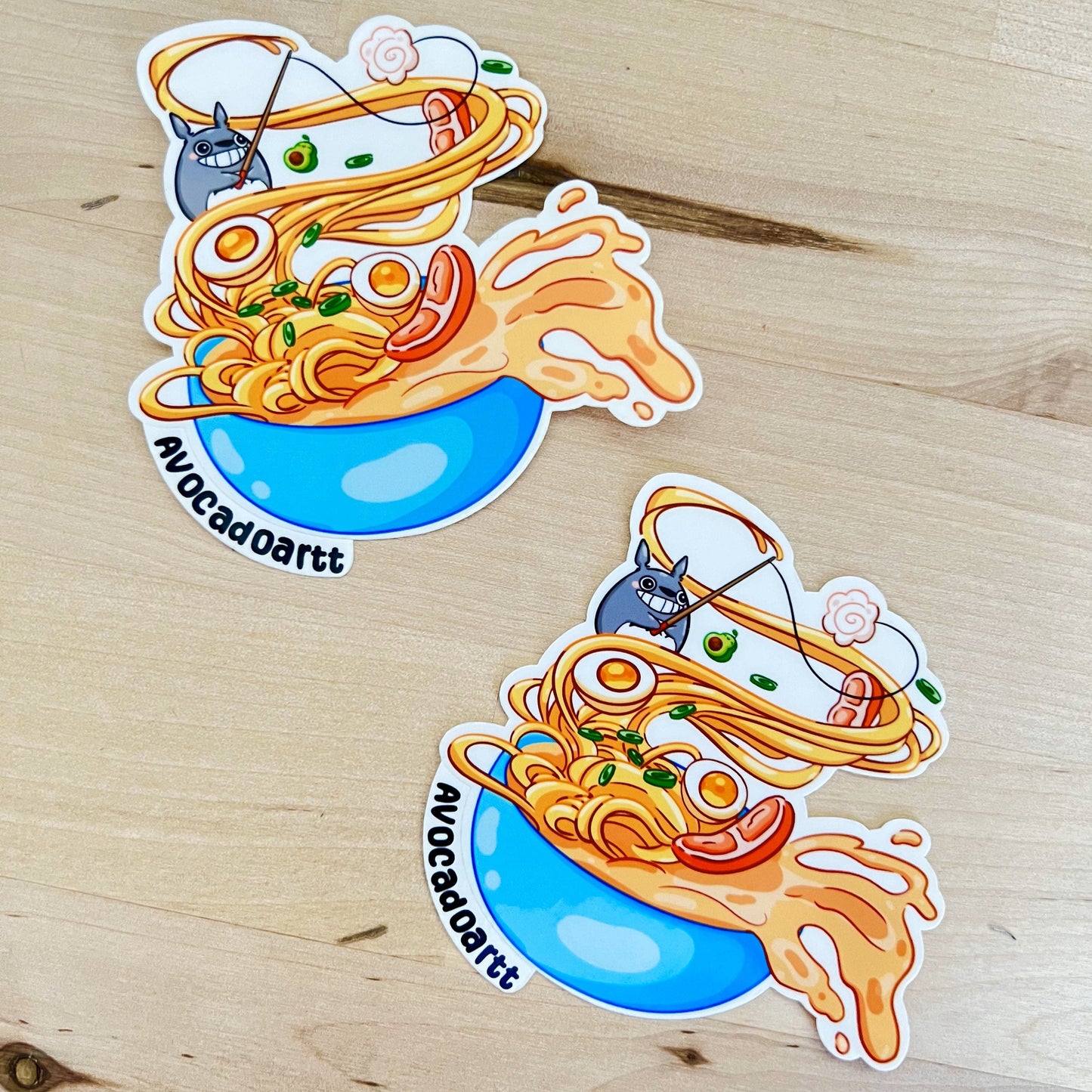 Totoro Ramen sticker