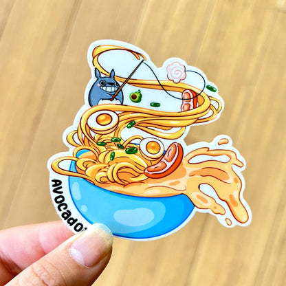 Totoro Ramen sticker