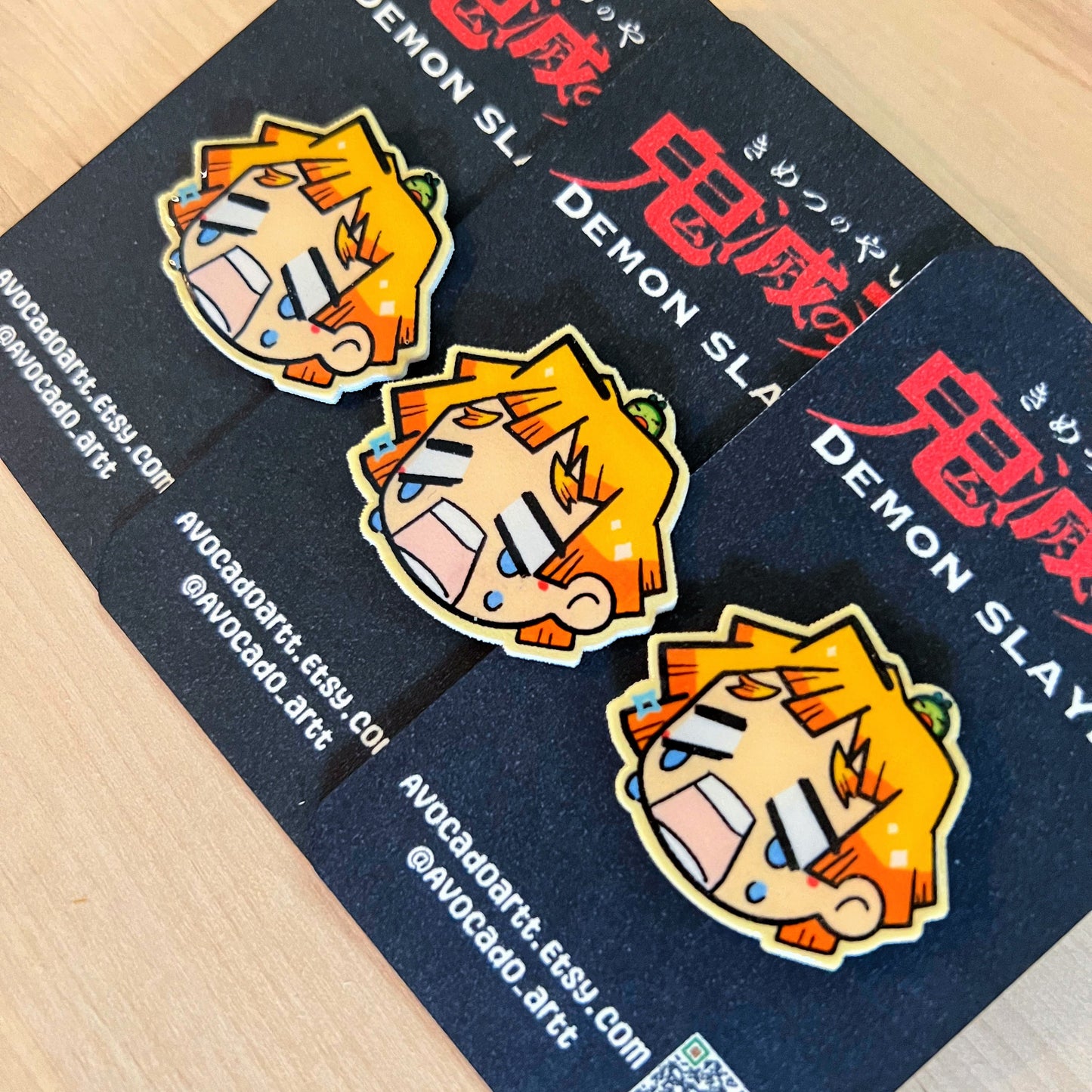 Zenitsu Demon Slayer Pin